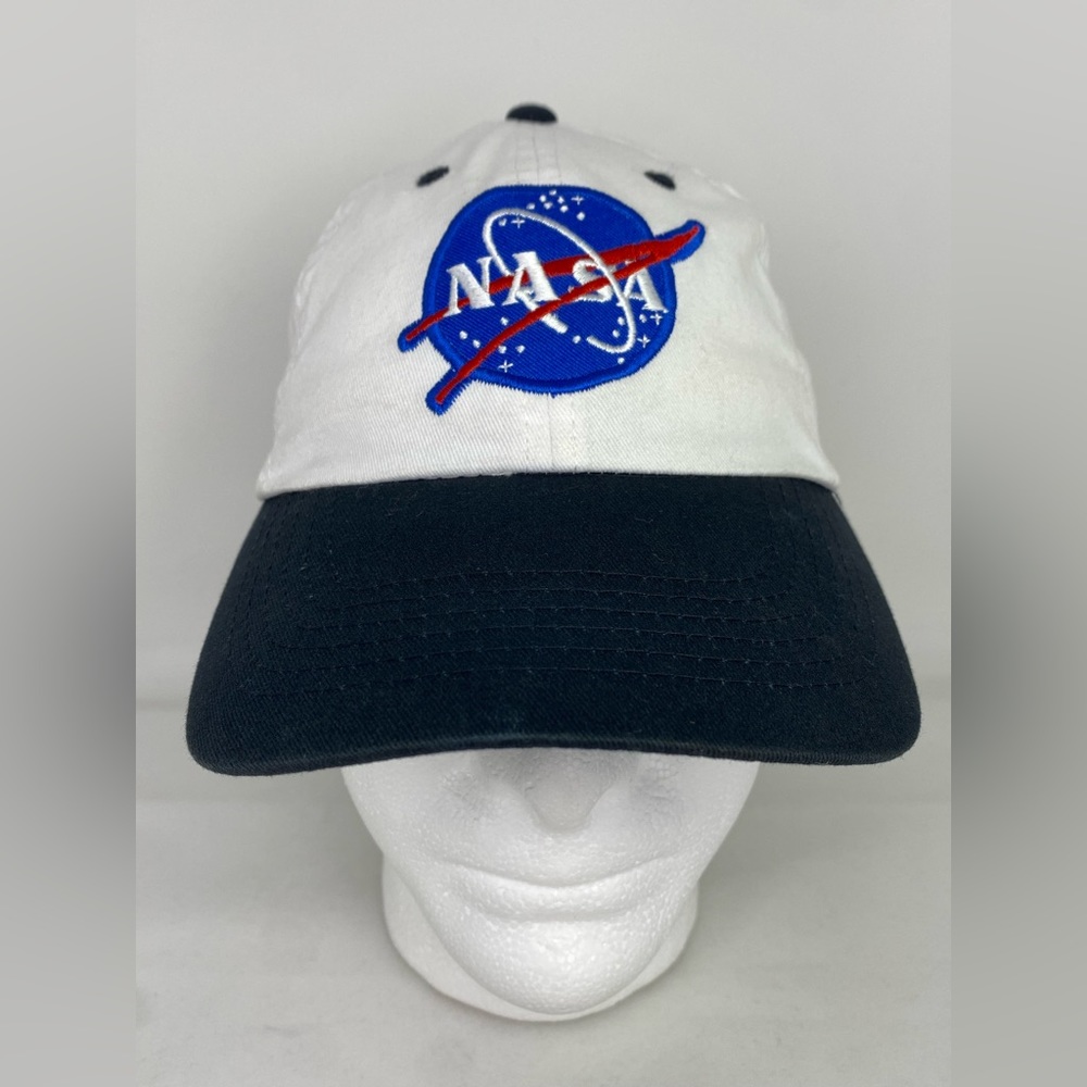 White NASA Child Hat Astronaut Pilot Baseball Cap Flight Costume Kids